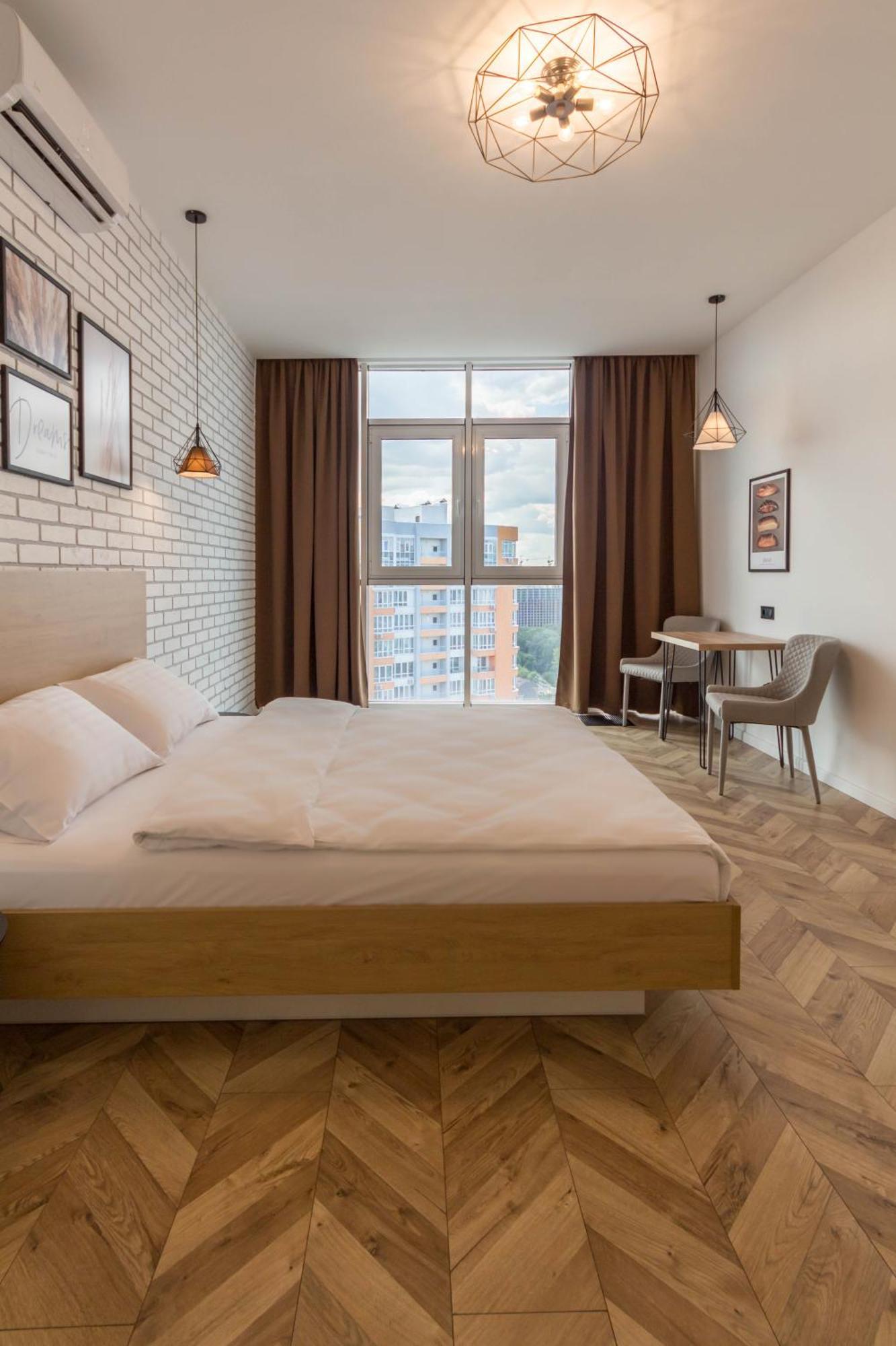 Design Apartments With Panoramic View Kiev Exteriör bild