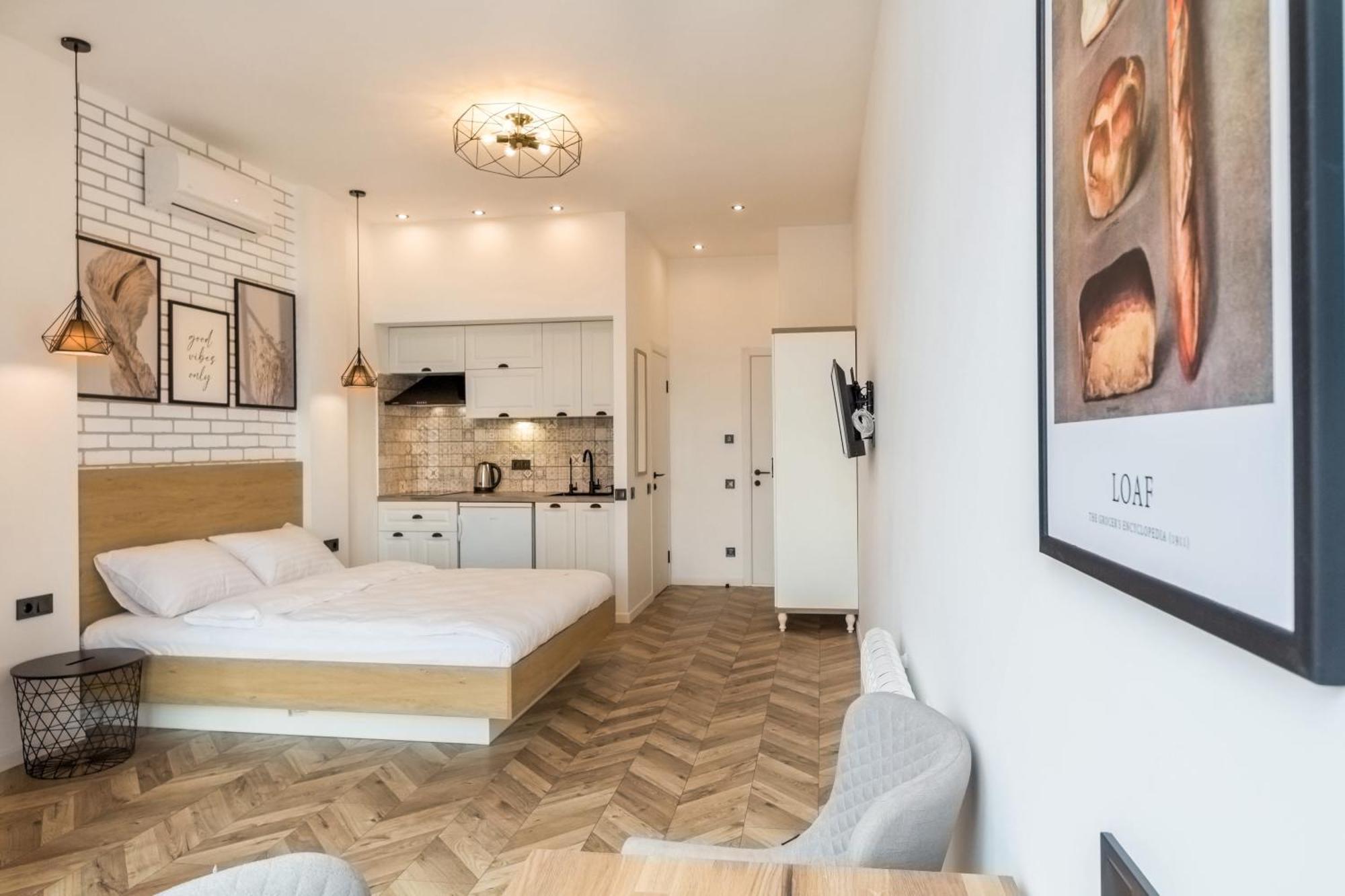 Design Apartments With Panoramic View Kiev Exteriör bild